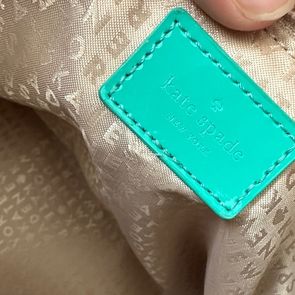 Kate Spade Turquoise Glossy Tote - Picture 8 of 13